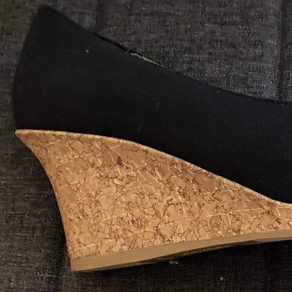 Dexflex Comfort Black Fabric Open Toe Casual Summer Vacation Shoe-Sz-9.5W - Picture 5 of 15